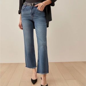 Reformation Emma High Rise Wide Leg Jeans - Destin - 26